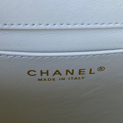 Chanel Retro White Gold Mini Bag
