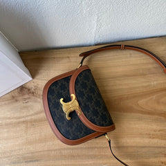 Celine Triomphe Saddle Bag
