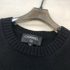 CHANEL New Short-Sleeved Knitted Top