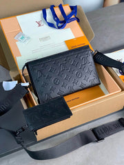LV Alpha Wearable Wallet combines Monogram Eclipse canvas