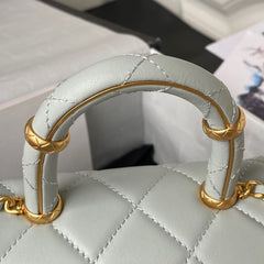 Chanel Matelasse 2 Way Top Handle Chain Bag