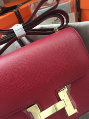 Hermes Constance Brownish Crimson Bag