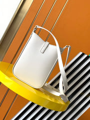 YSL Le 5 À 7 Mini White Bag