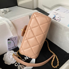 Chanel Matelasse 2 way Top Handle Chain Bag
