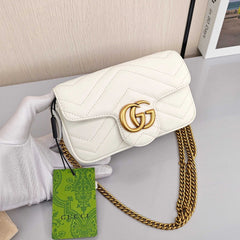 Gucci GG Marmont Mini Shoulder Bag – Matelassé Leather