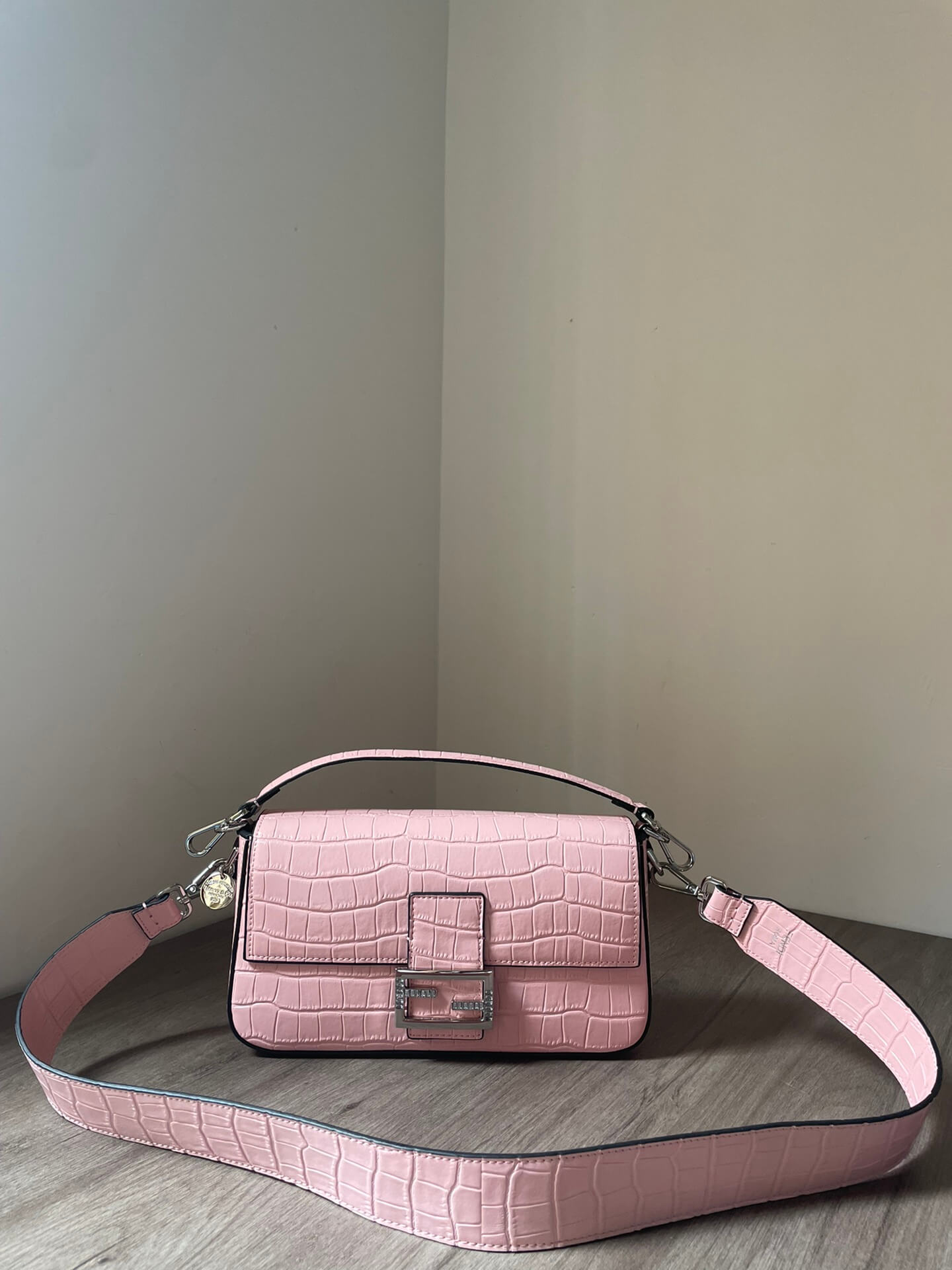 Fendi Baguette Continental Neon Bag