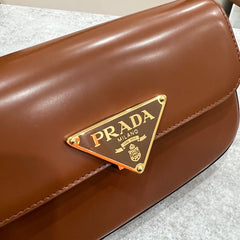 Prada Embleme Saffiano Shoulder Bag
