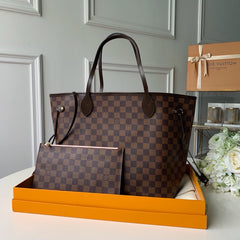 Louis Vuitton Neverfull MM Tote – M41603 Monogram Canvas