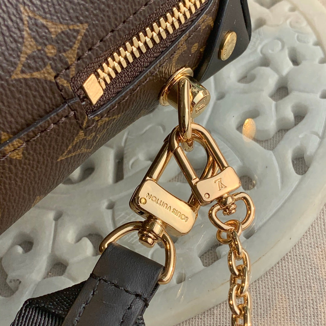 Louis Vuitton Petite Malle Souple Bag – Monogram Canvas with Chain