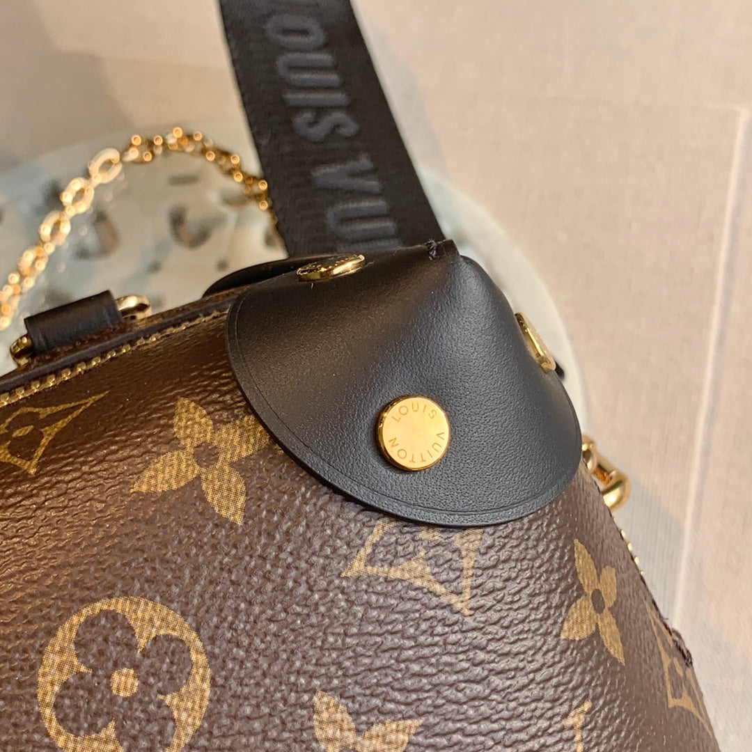 Louis Vuitton Petite Malle Souple Bag – Monogram Canvas with Chain