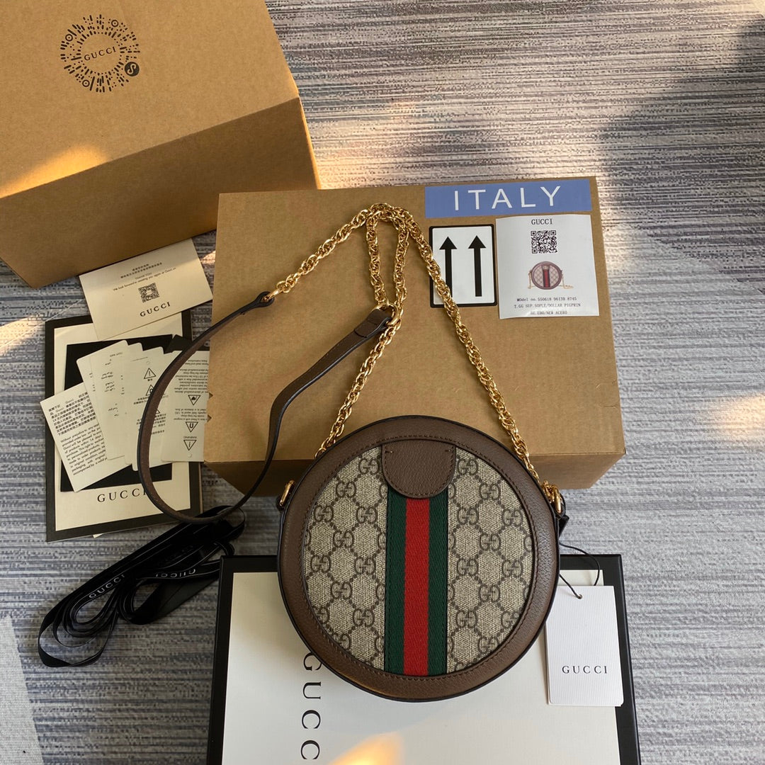 Gucci Ophidia Round Cake Bag