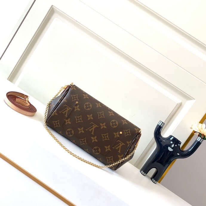 LV Monogram Canvas Favorite PM Crossbody Bag