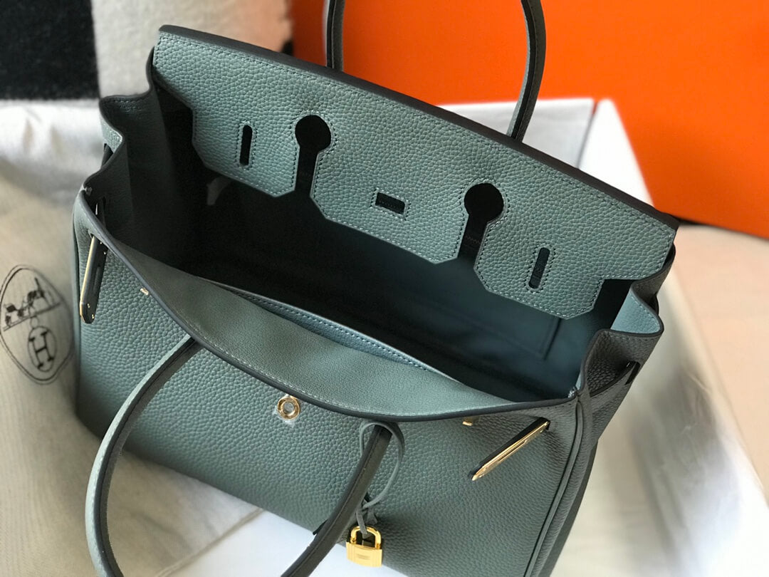 Hermes Birkin Almond Green Bag