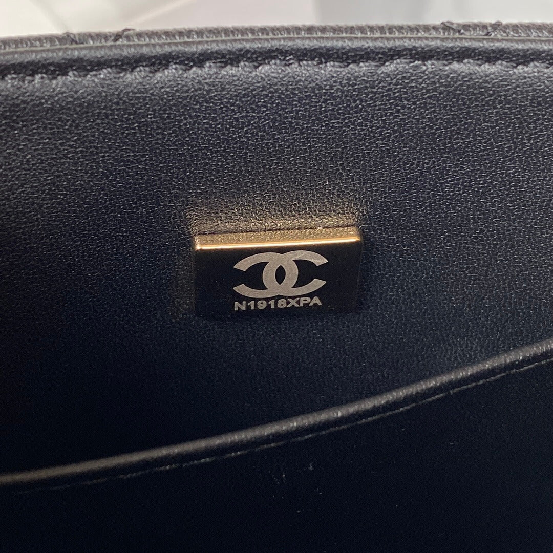 Chanel Retro Black Gold Mini Bag