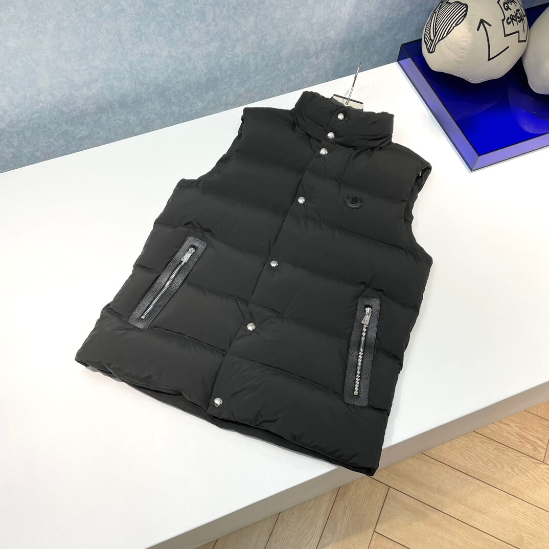 Moncler Sleeveless Black Down Vest New Arrivals 2023