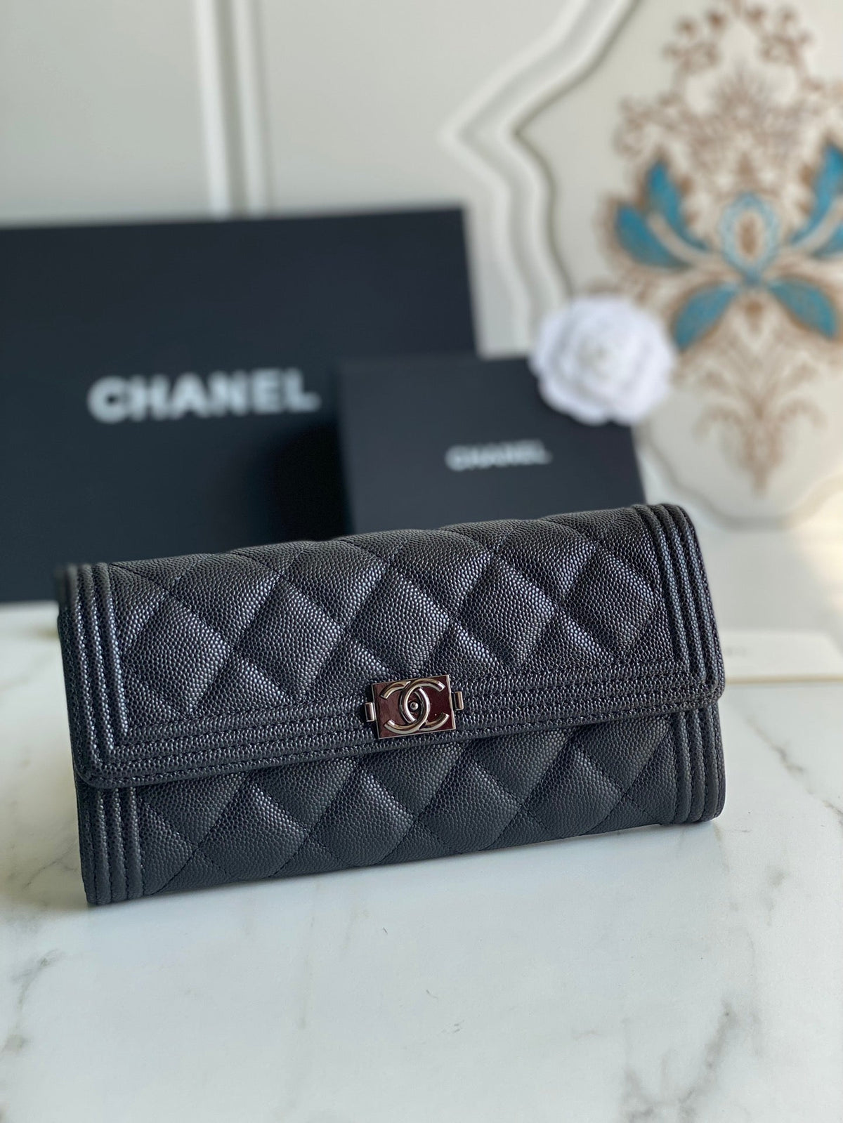 Chanel New Leboy Long Wallet