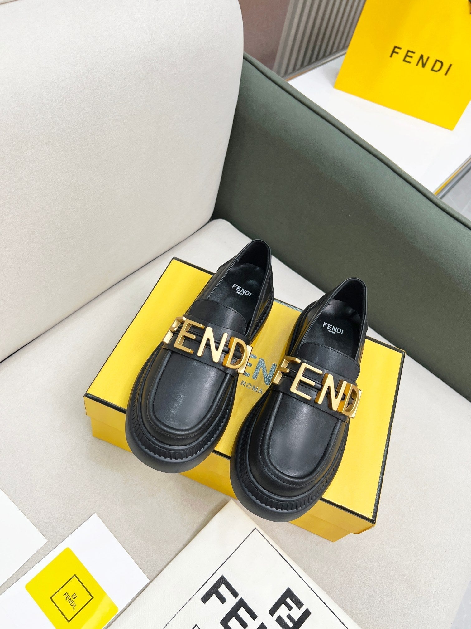 FENDI New Thick-Soled Martin Boots