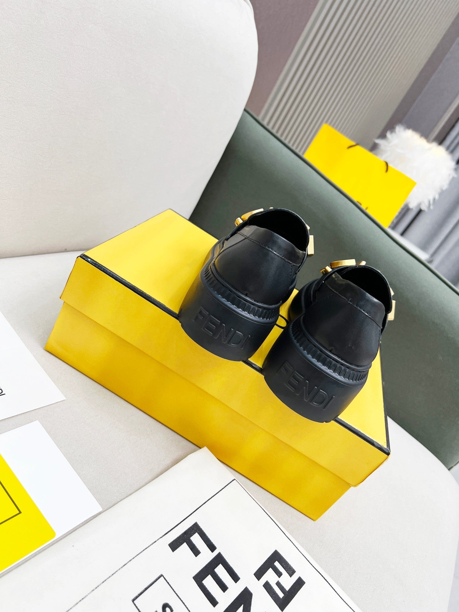FENDI New Thick-Soled Martin Boots