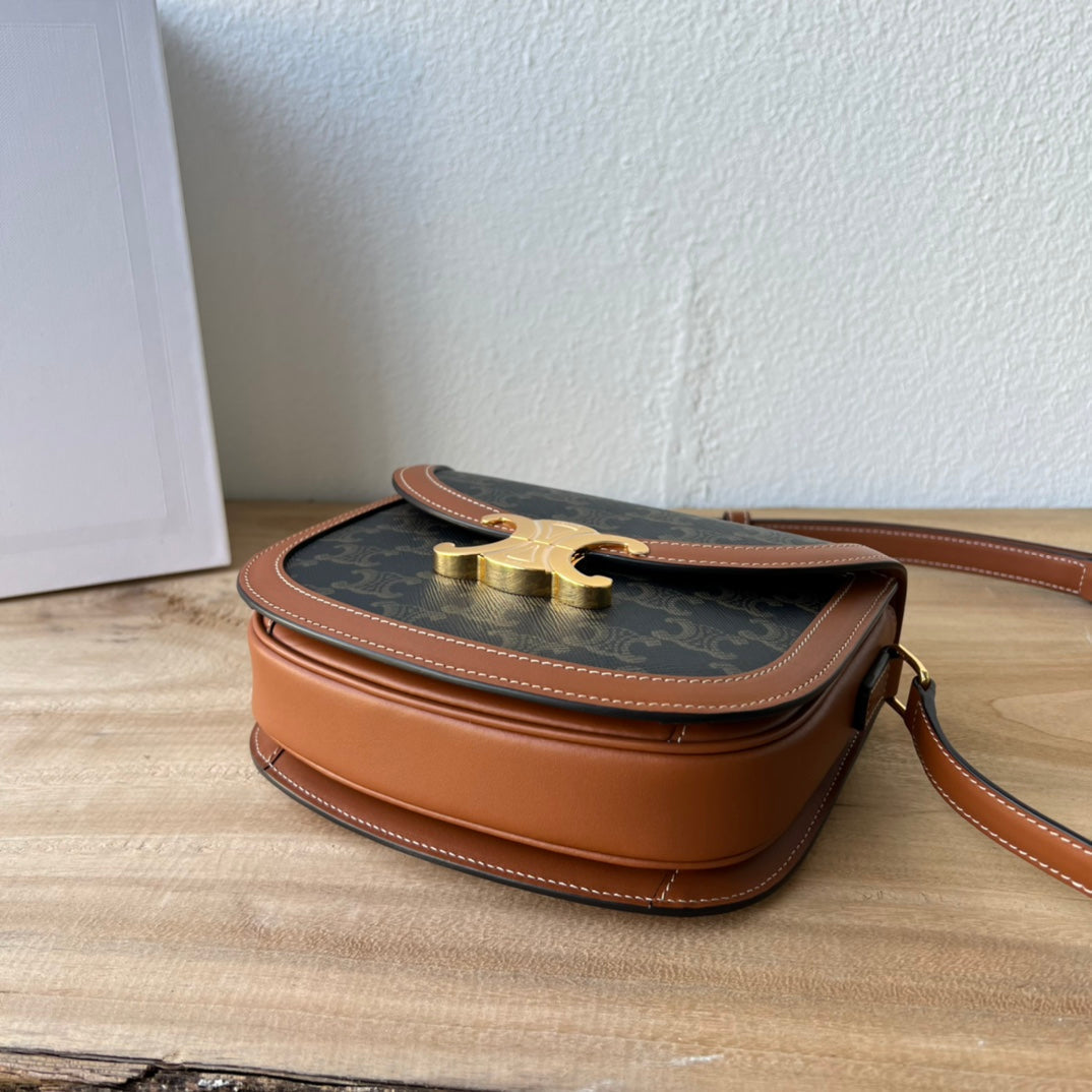 Celine Triomphe Saddle Bag