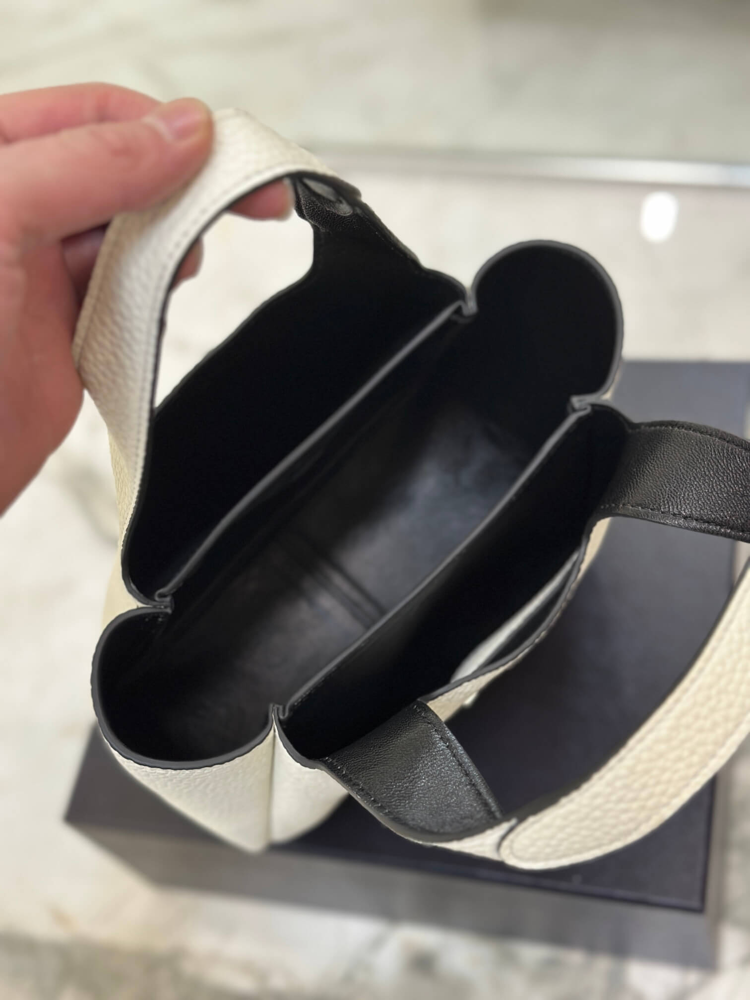 Prada Basket Bucket Bag