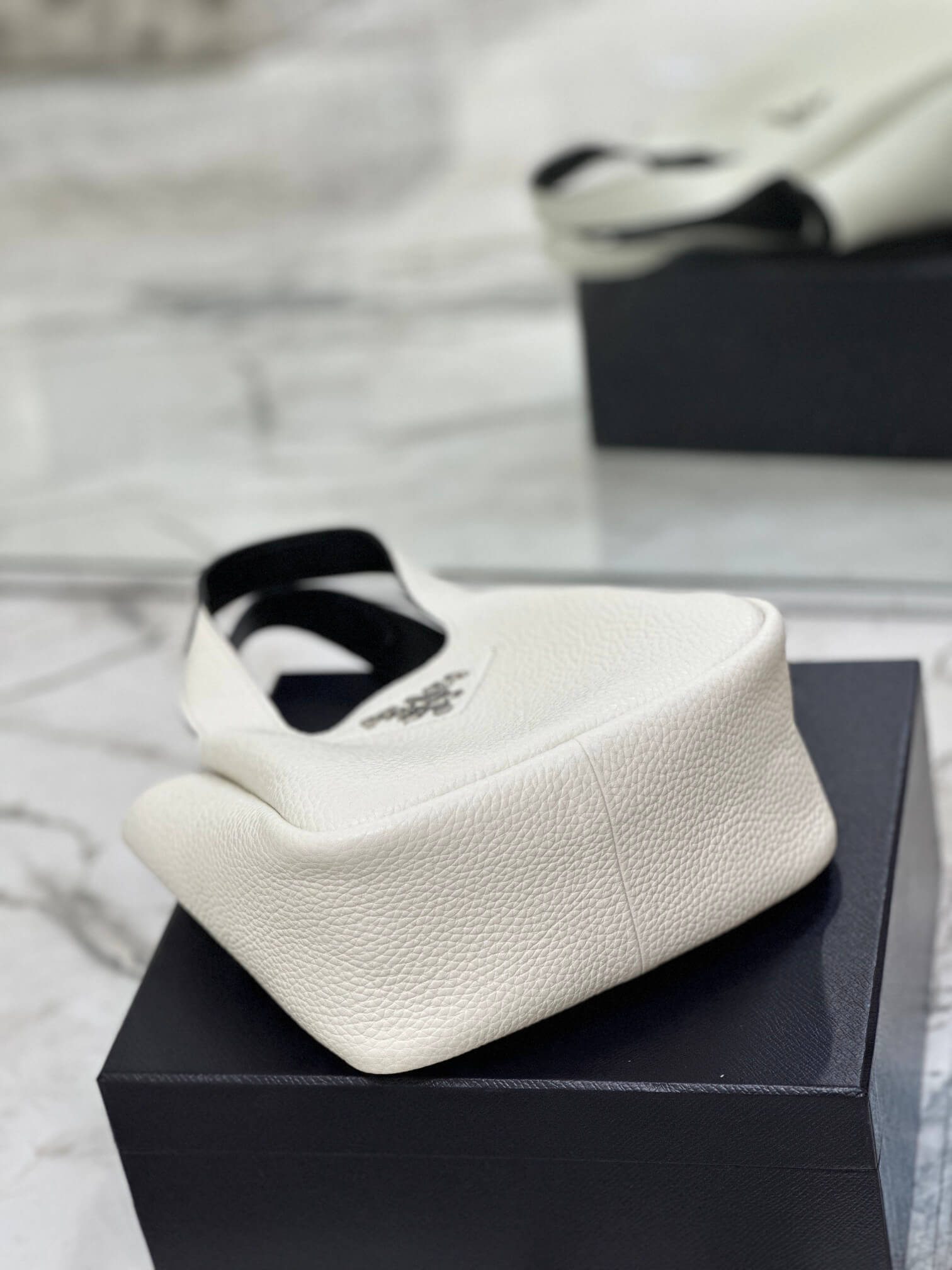 Prada Basket Bucket Bag