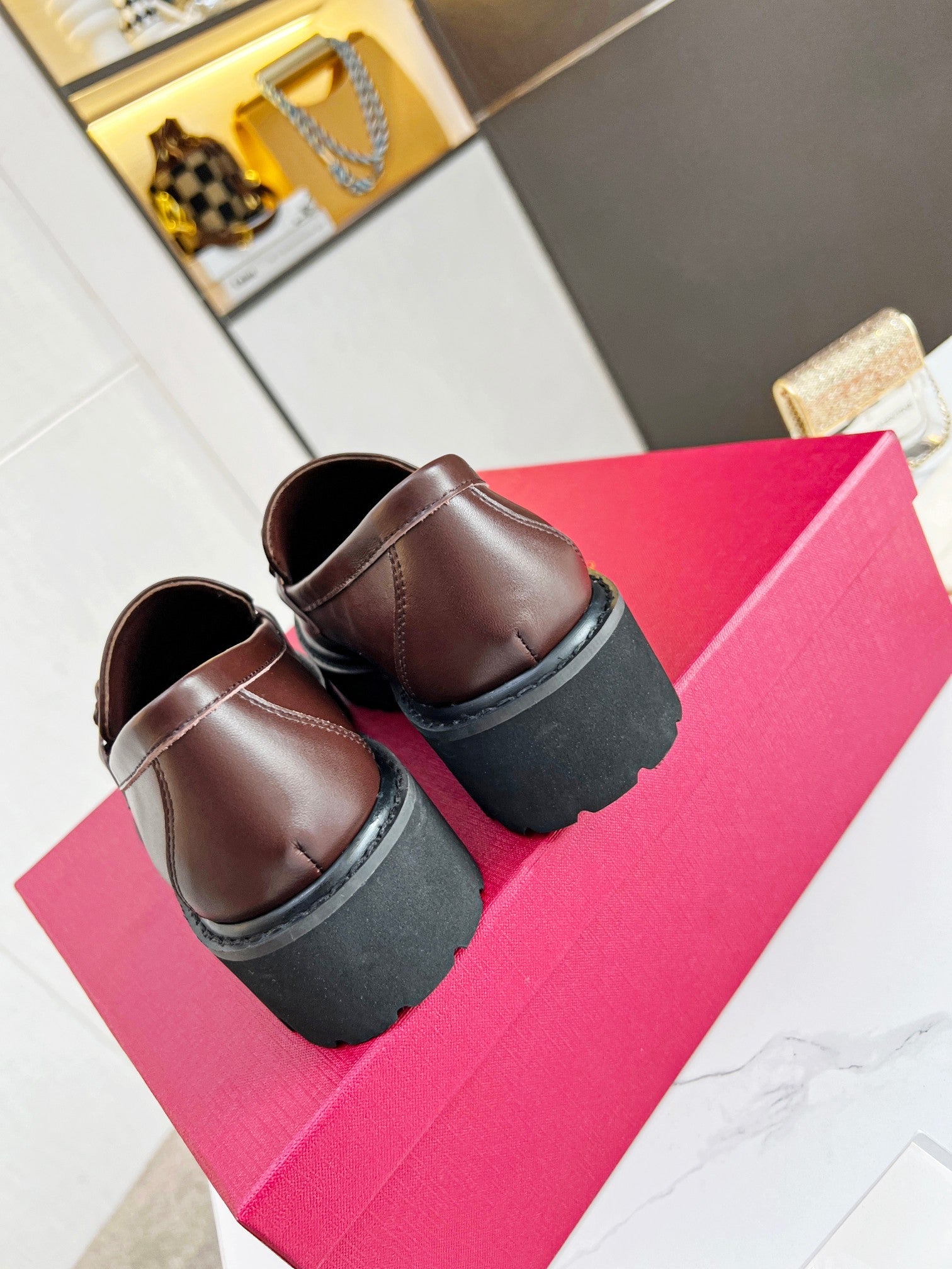Valentino V Logo Loafers
