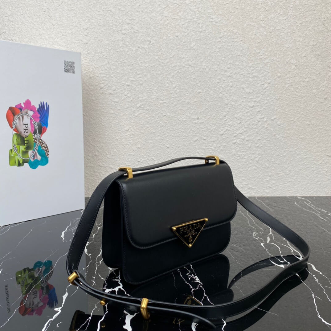 Prada Embleme Leather Bag