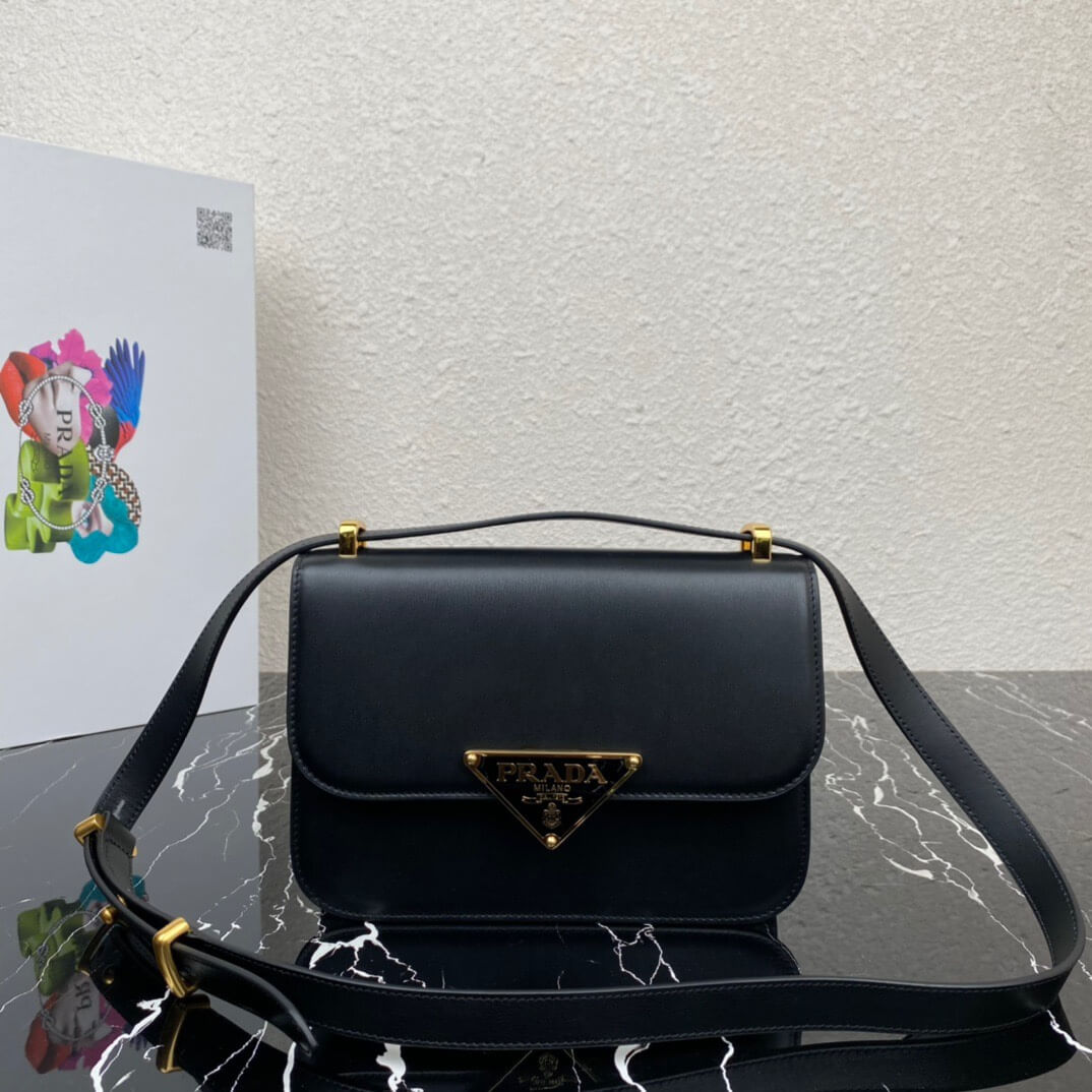 Prada Embleme Leather Bag