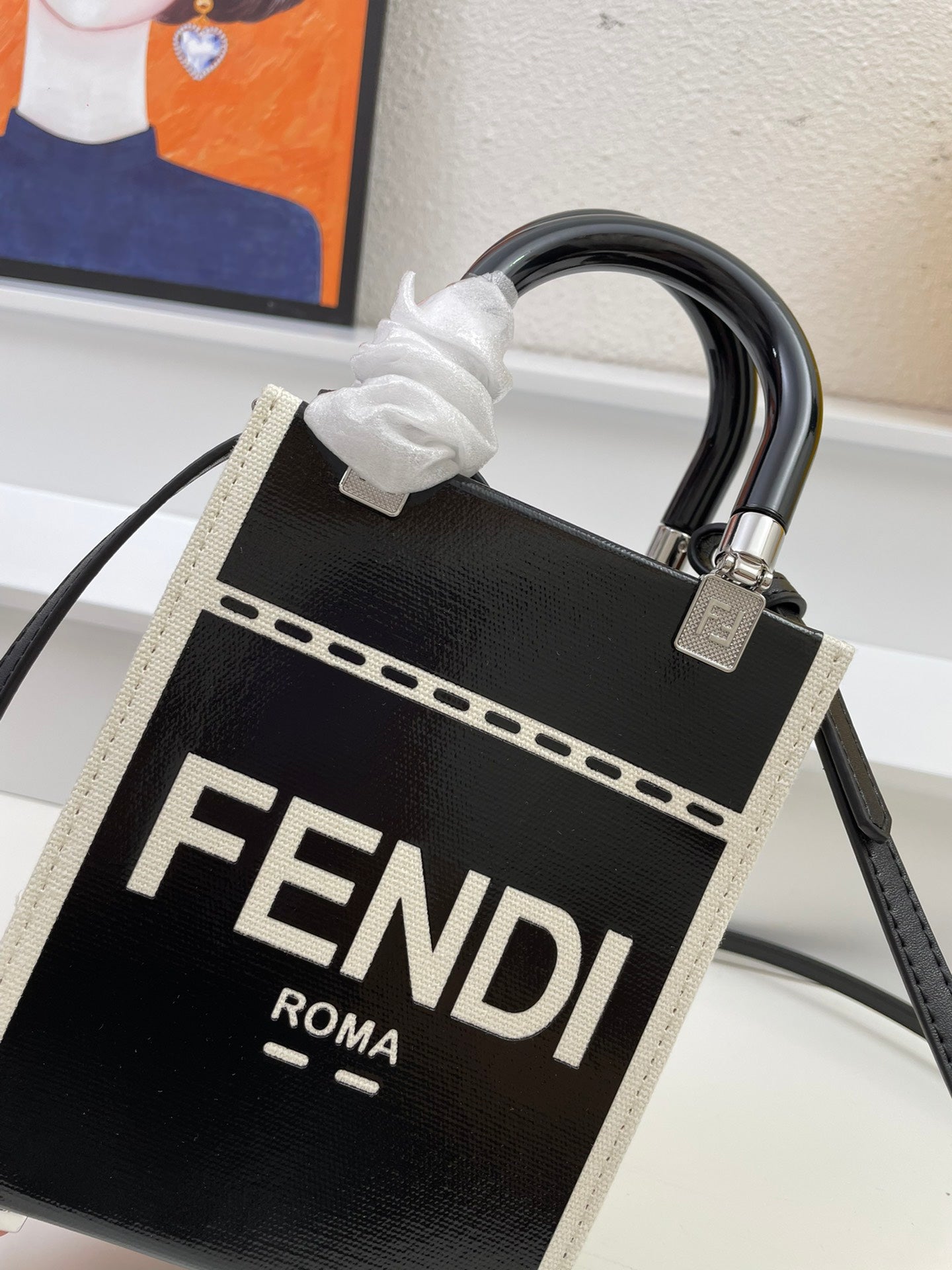 Fendi Sunshine Mini Tote Bag