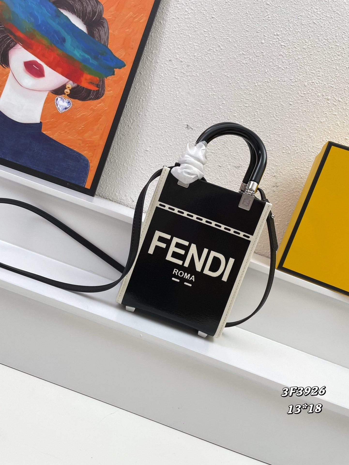 Fendi Sunshine Mini Tote Bag