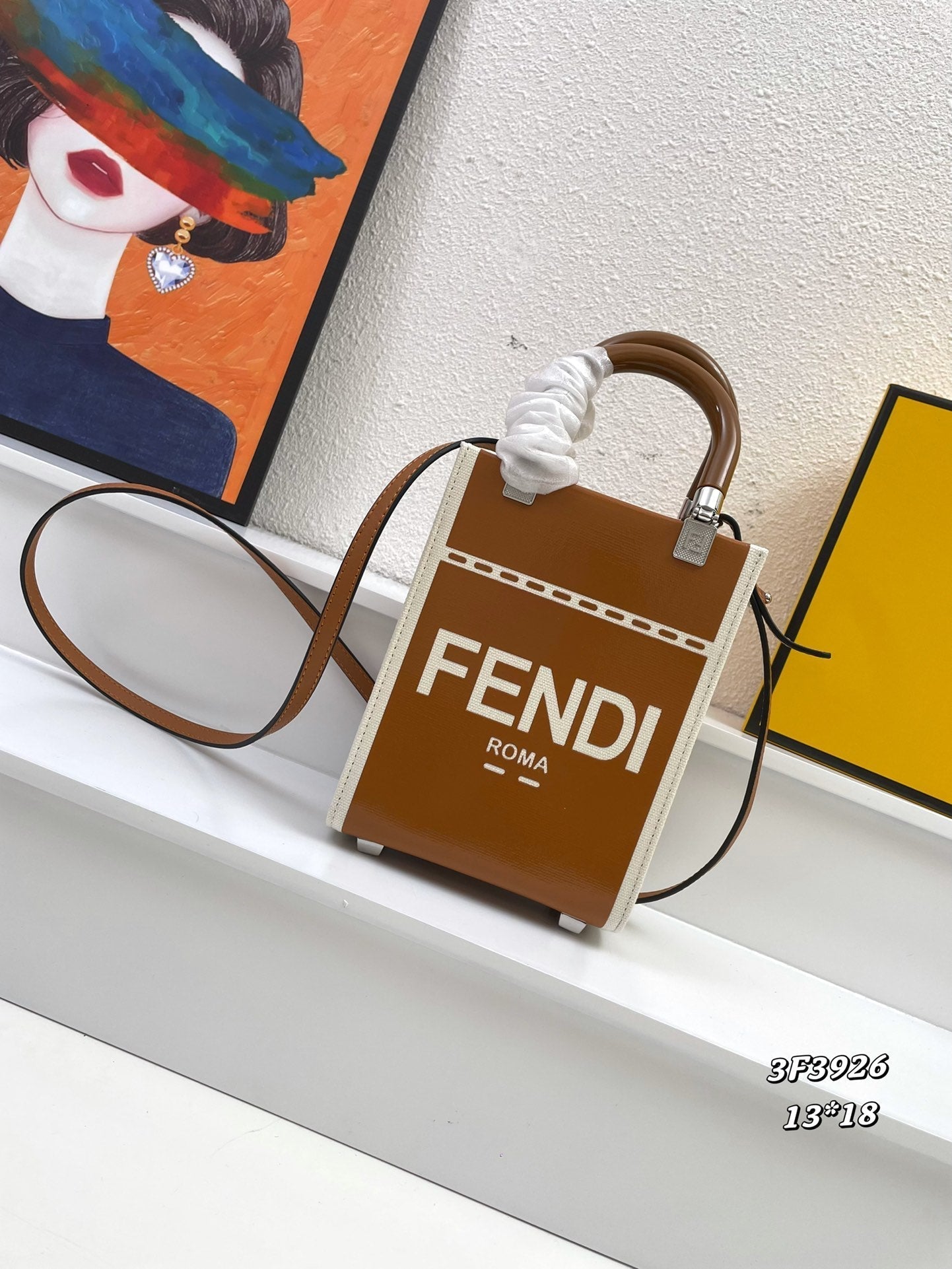 Fendi Sunshine Mini Tote Bag