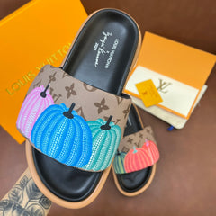 LV Latest Embossed Slippers