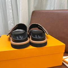 LV Latest Embossed Slippers