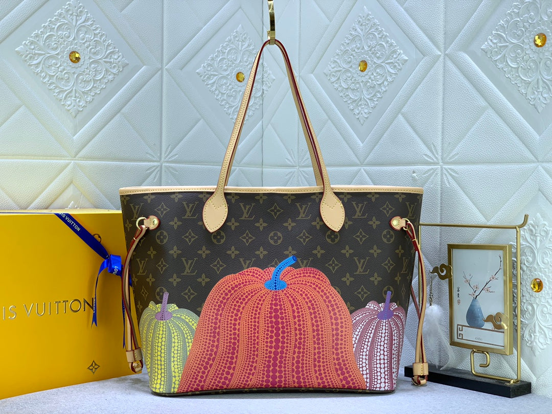 LV Neverfull Pumpkin Bag