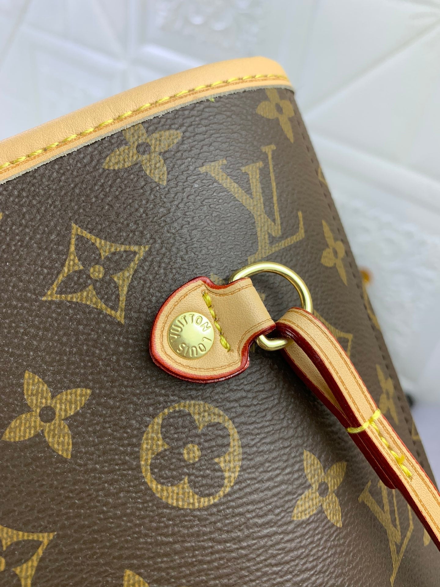 LV Neverfull Pumpkin Bag