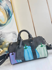 LV KEEPALL Pumpkin Pillow Bag