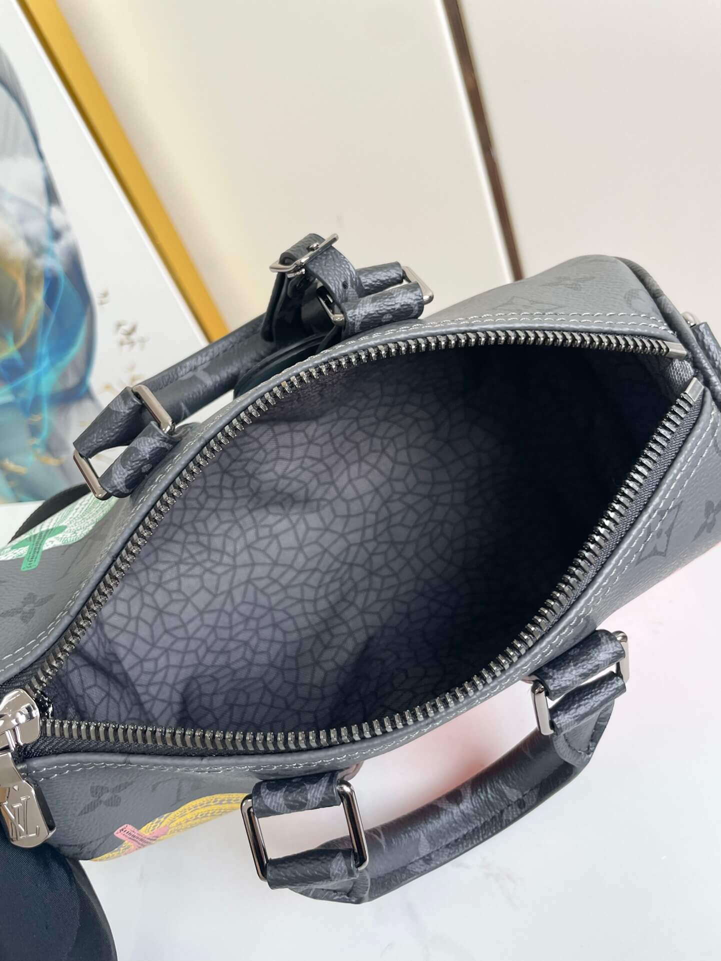 LV KEEPALL Pumpkin Pillow Bag