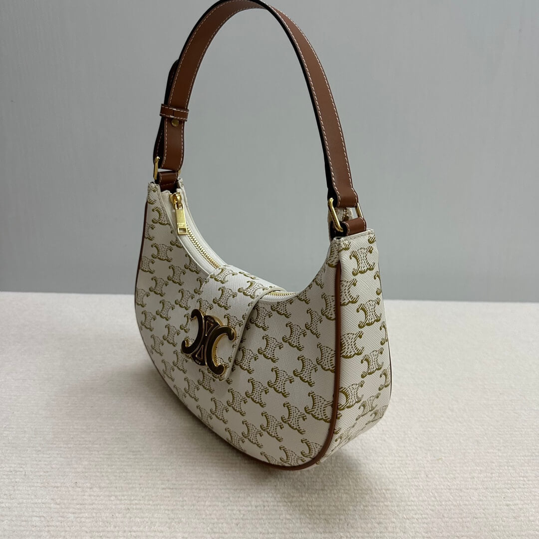 Celine TRIOMPHE CANVAS Logo Bag