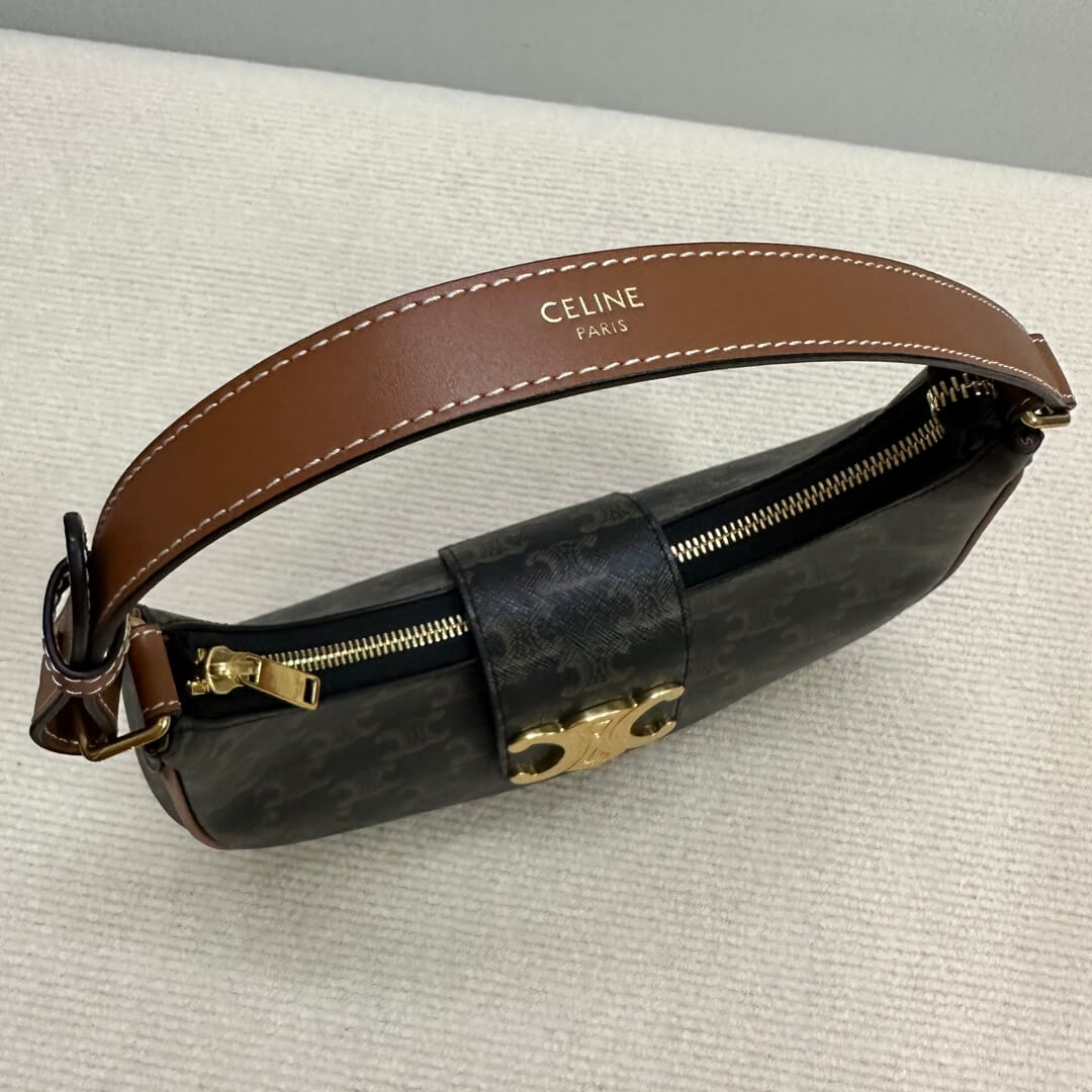 Celine TRIOMPHE CANVAS Logo Bag