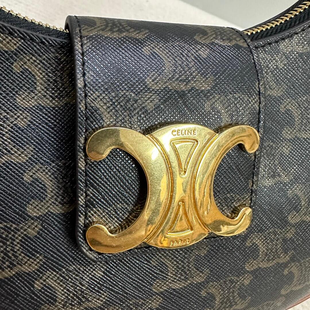 Celine TRIOMPHE CANVAS Logo Bag