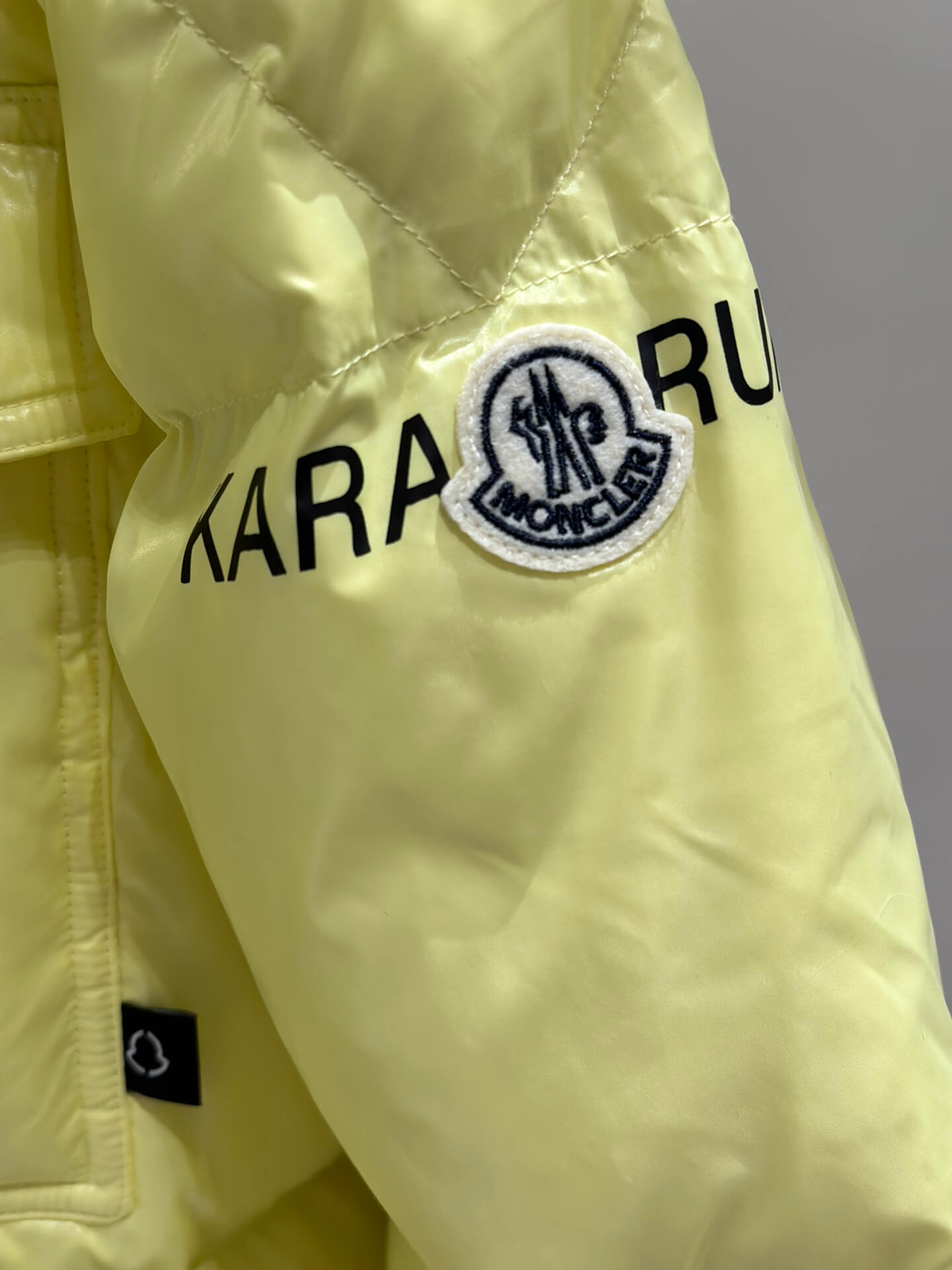 Moncler Yellow Hanging Jacket: Latest Fashion Trends