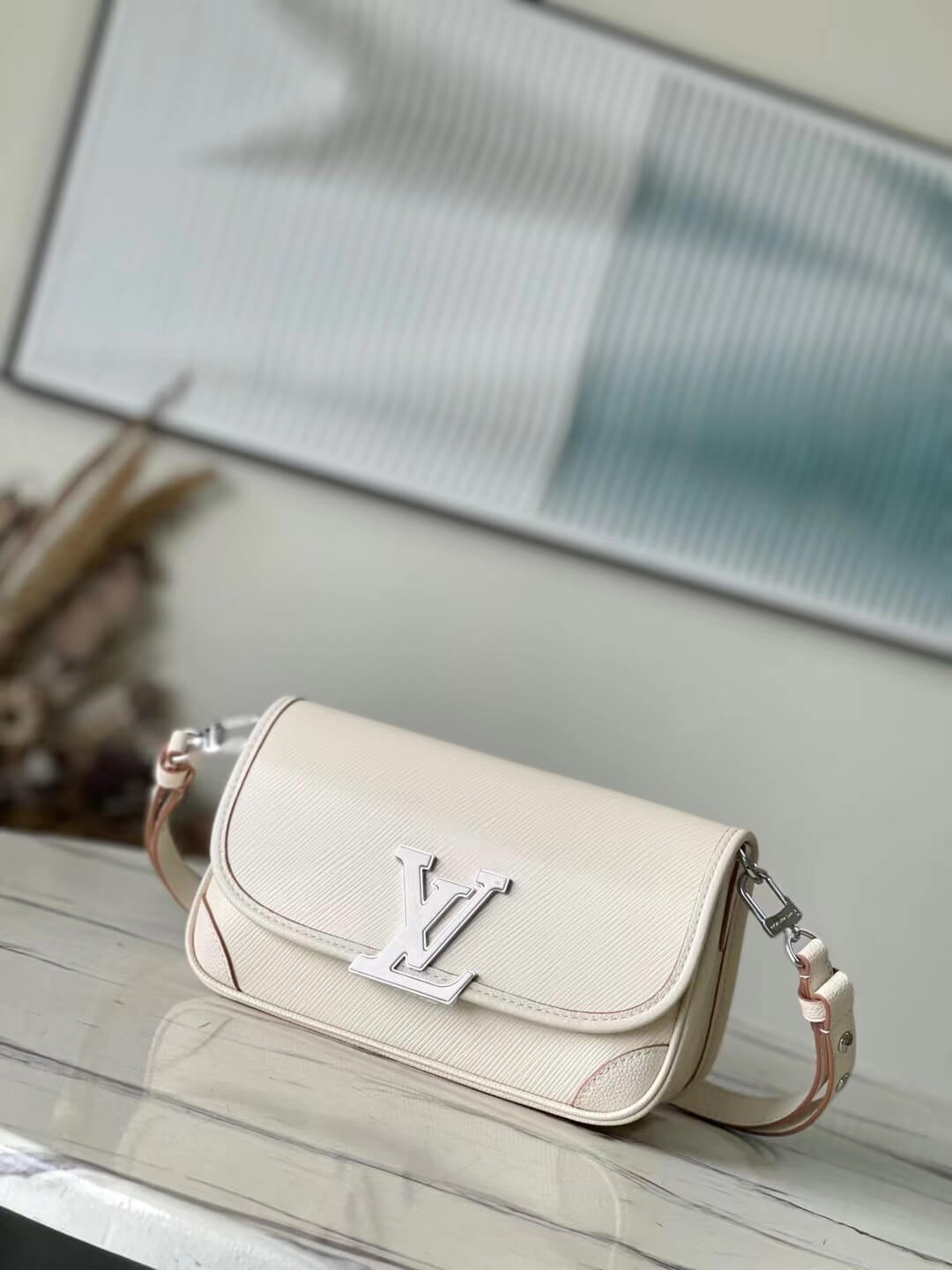 LV Buci Bag In White