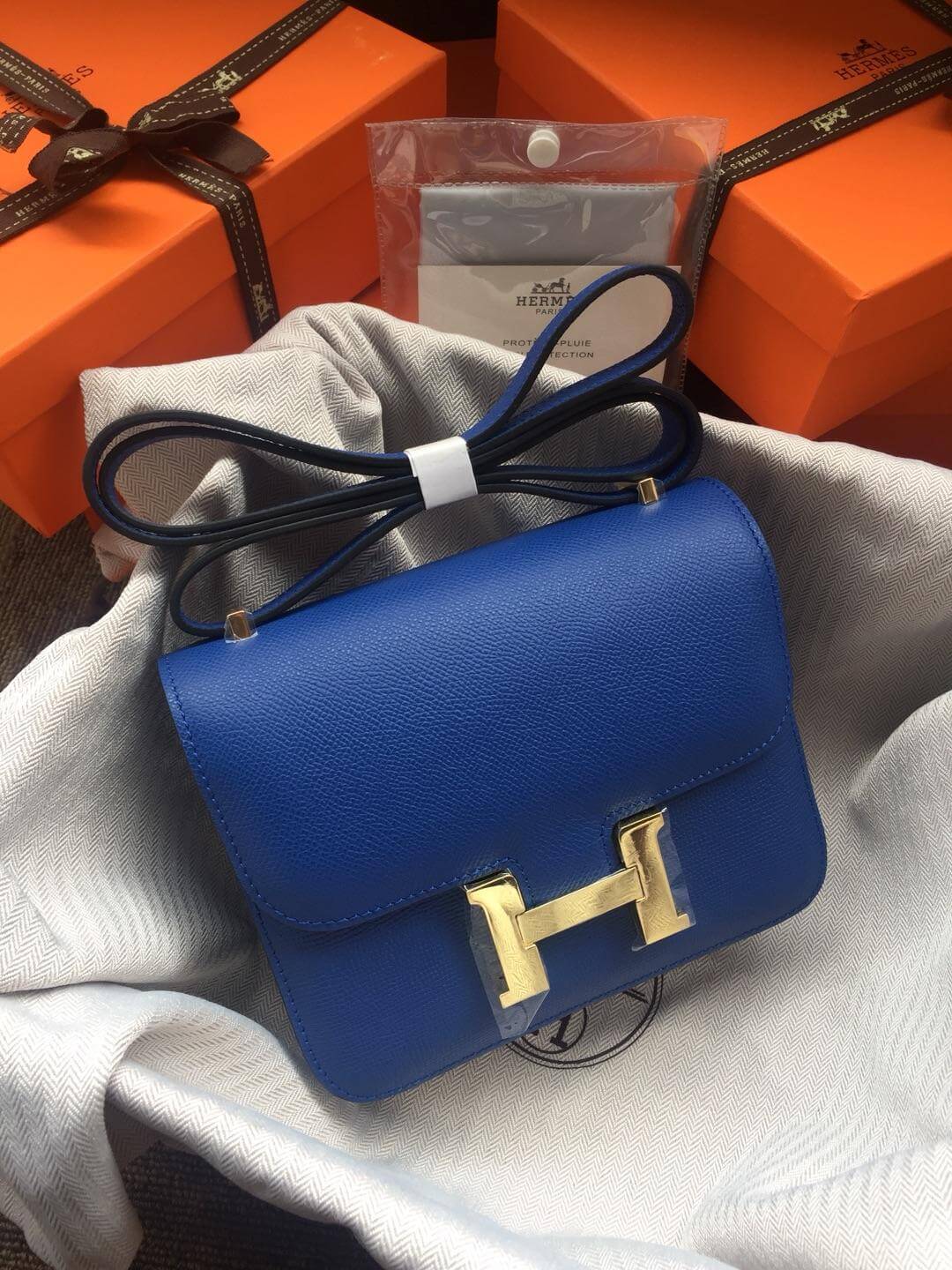 Hermes Constance Blue Bag