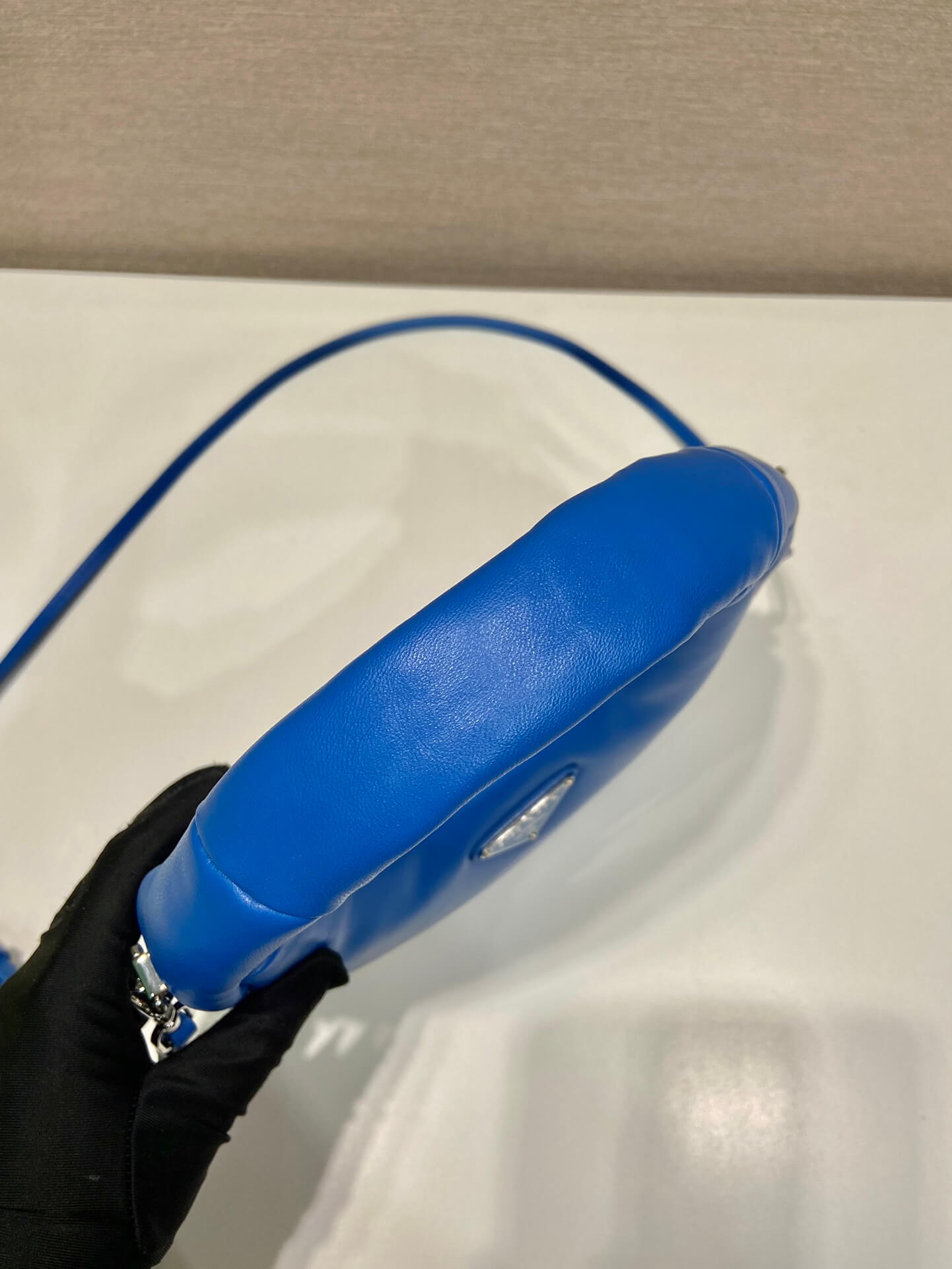 Prada Small Padded Blue Bag