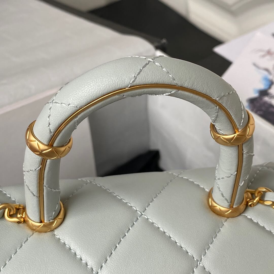 Chanel Matelasse 2 Way Top Handle Chain Bag