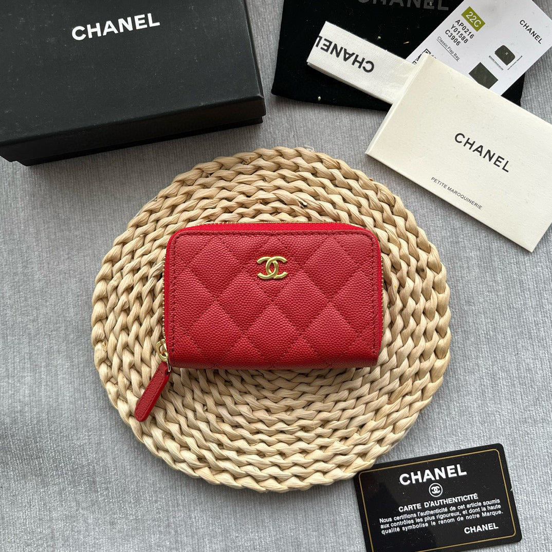 Chanel Zip Coin Purse