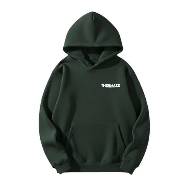 Thermaze Everyday Hoodie - Green Hover Image