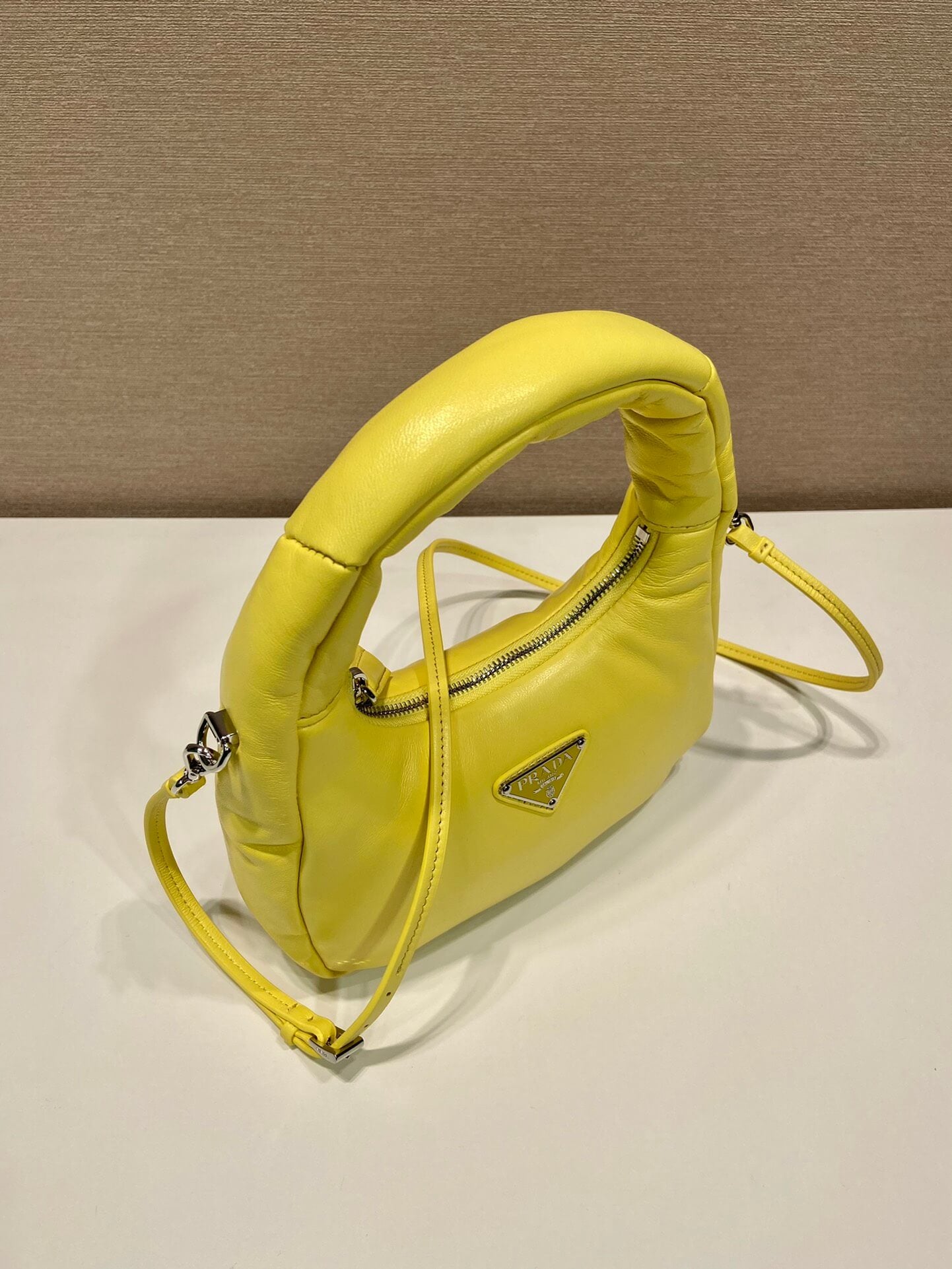 Prada Small Padded Yellow Bag