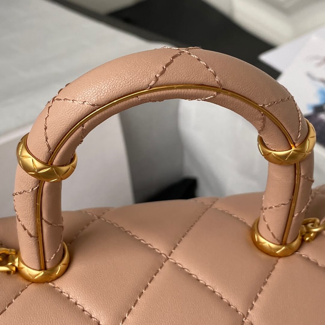 Chanel Matelasse 2 way Top Handle Chain Bag