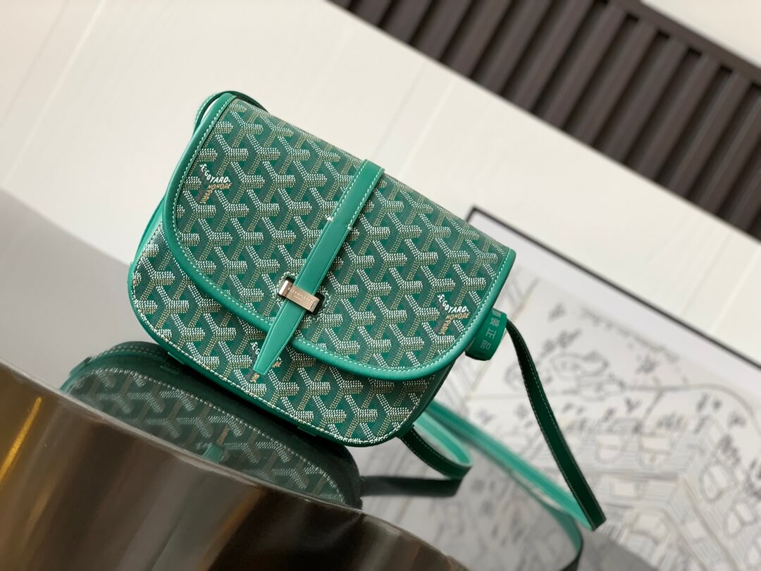 Goyard Belvedere PM Green Bag